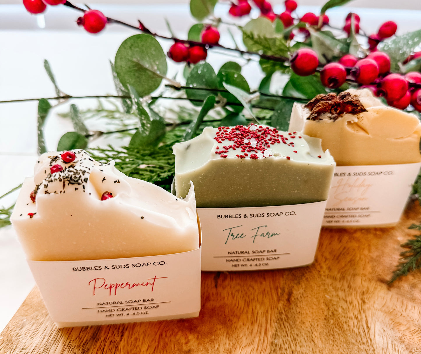 Christmas Soap Trio Collection